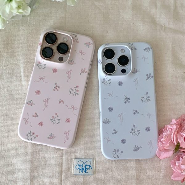 [Romantic Mood] Poetic Gardin Hard Phone Case (3 Color)