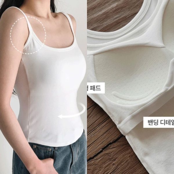 [Slowand] Cover Fit Bra Cap Sleeveless (3 Color) *Seasonal Limited*