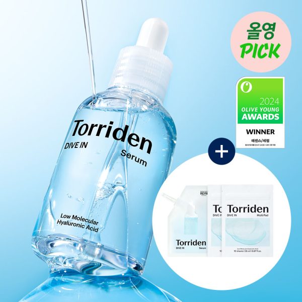 [OY] Torriden Dive In Serum (50ml + 50ml Refill + Multi Pad 20pcs) *LIMITED ONLY*