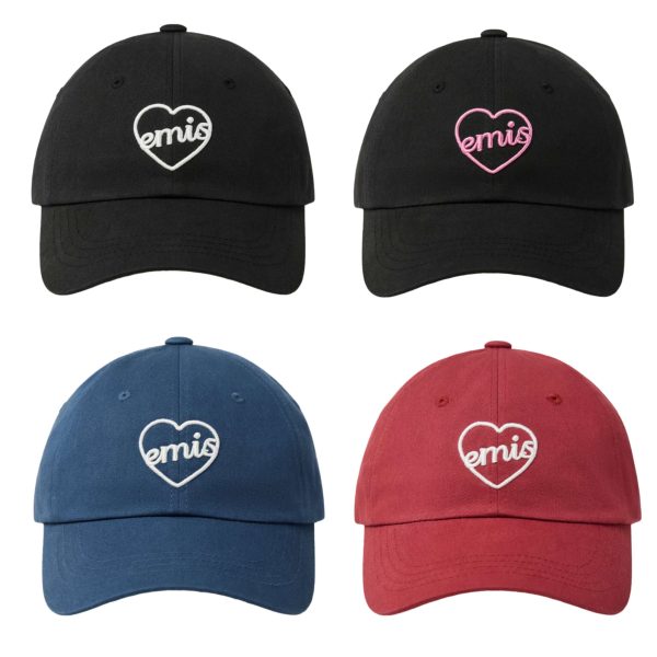 [Emis] Heart Ball Cap (7 Color) *Seasonal Limited*