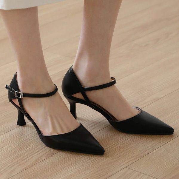 [Sappun] Sage Mary Jane Pumps Heel 6.5cm (4 Color) *Made in Korea* *Seasonal Limited*