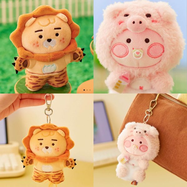 [Kakao Friends] Friendzoo Plushie Keyring (5 Types) *LIMITED*