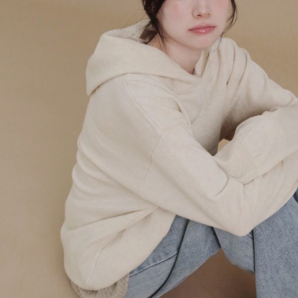 [Slowand] SLOWMADE Eti Loose Fit Hood Knit ( 4 colors) (Made in Korea) *Seasonal Limited*