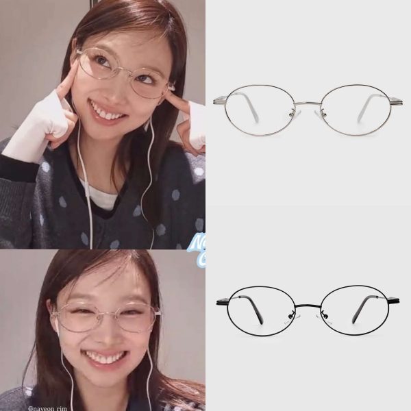[Blue Elephant] Nayeon Pick EGGHEAD Glassess (2 Color)