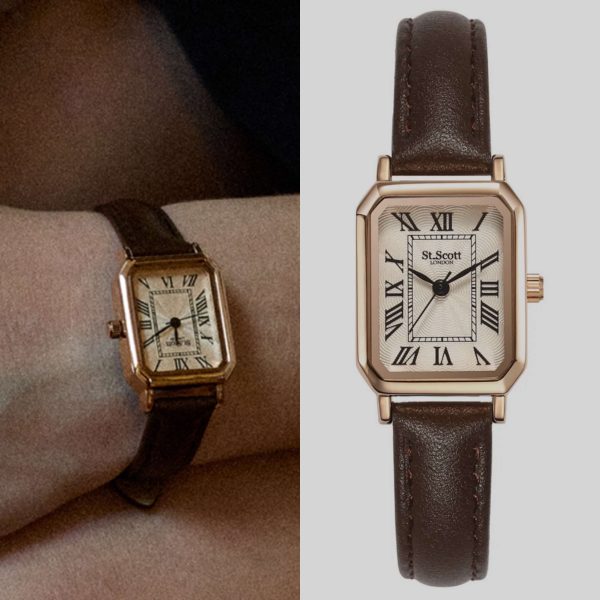 [Saint Scott] Breanta Leather Womans Watch ST5088RRBR (Brown) *Limited Time Sale*