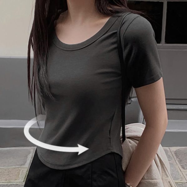 [Slowand] Summer Shaping Round T-Shirt (9 Color) *Seasonal Limited*