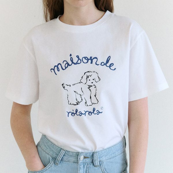 [Rola Rola] Maison Rola Puppy Friends T-Shirt (3 Color) *25SS Limited*