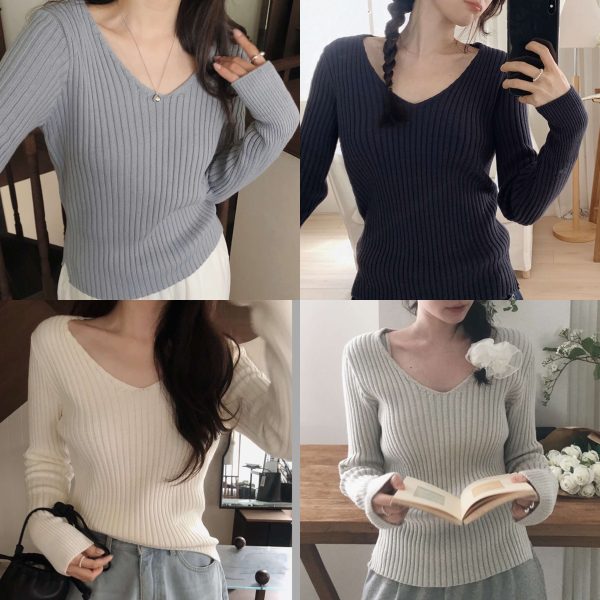 [Slowand] SLOWMADE -3kg Slim Fit Cotton Knit (4 Color) *Made in Korea* *Seasonal Limited*