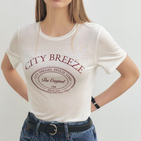 [Citybreeze] 25SS Tencel City Arch Short Sleeve T-Shirt (3 Color) *Limited Time Sale*