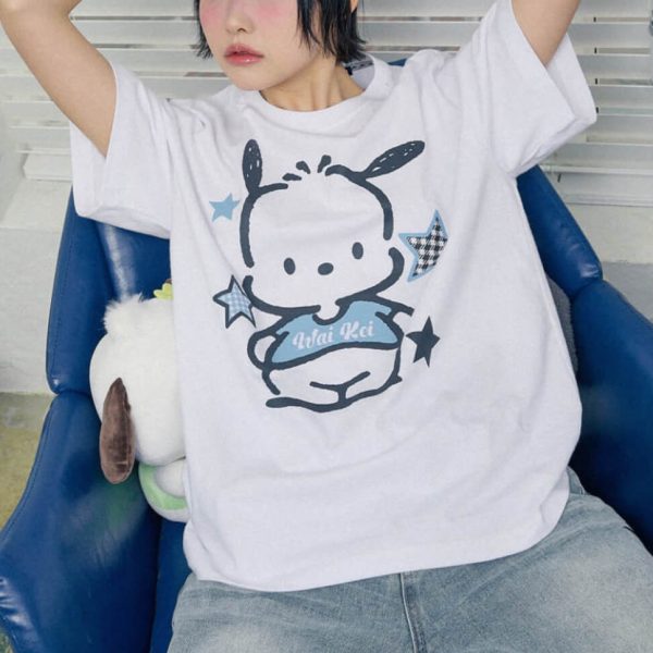 [Waikei x POCHACCO] 25SS Pochaccco With Star Half Sleeve T-Shirt (3 Color) *LIMITED*
