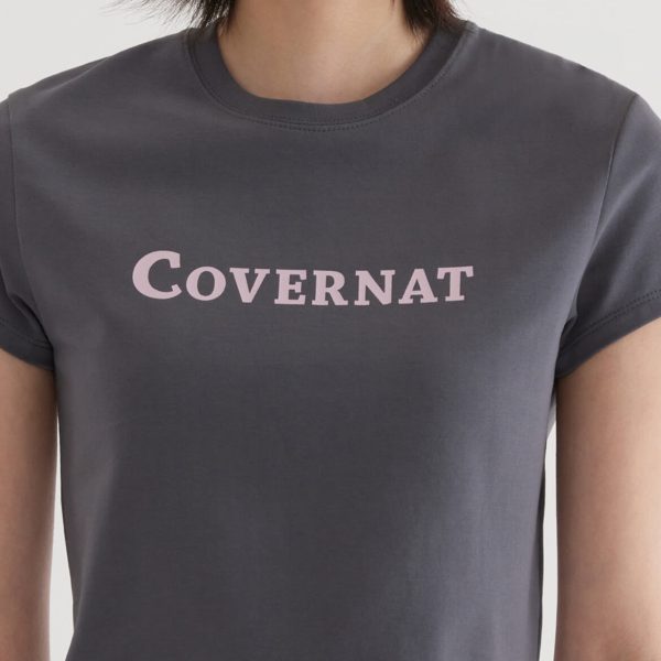 [Covernat] Authentic Logo Baby Fit T-Shirt (3 Color) *25SS Limited*