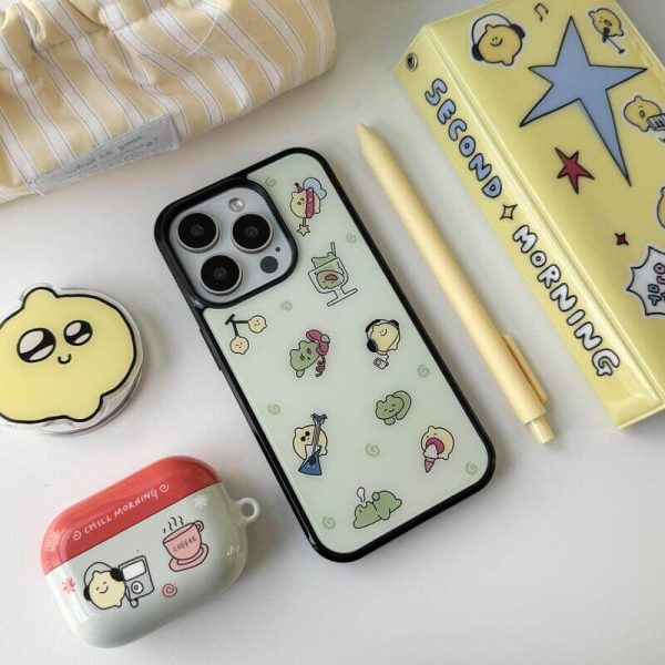 [Second Morning] Lemony And Lime Magsafe Glass Bumper Case