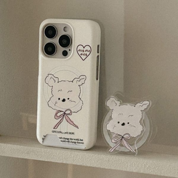 [Mademoment] Hug Me Dog Magsafe Card Pocket Case