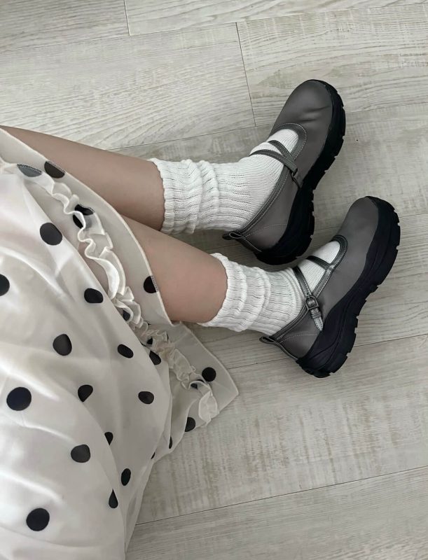 ★人気★【Rockfish Weatherwea】 GLAIR FLATFORM MARYJANES★ Rockfish Weatherwear] Flatform String Maryjane - 5 colours