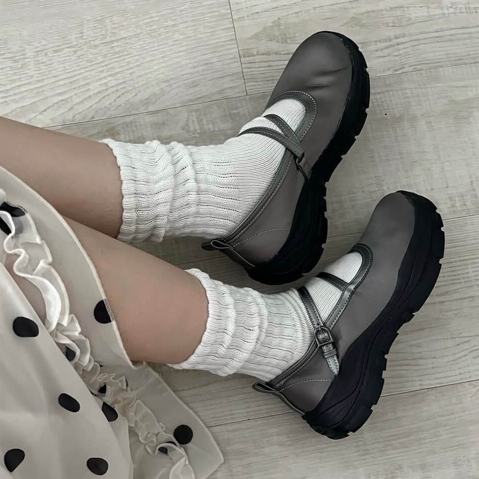 Rockfish Weatherwear] Flatform Z-Strap Maryjanes (4 Color