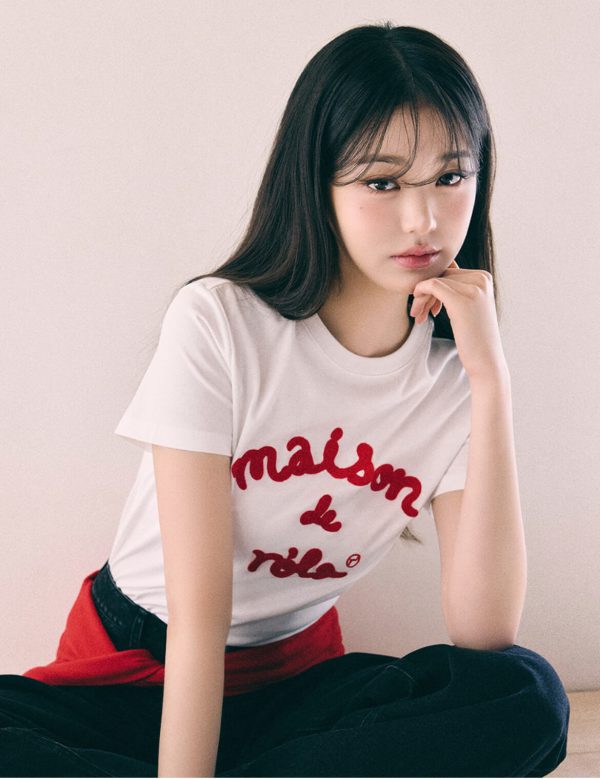 [Rola Rola x Jang Wonyoung] 25' Summer Maison De Rola Embroidery T-Shirt (6 Color) *Limited Time Sale*