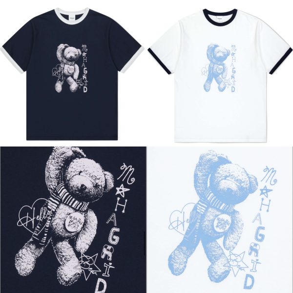 [Mahagrid] Hello Bear Ringer Tee (2 Color) *25SS Limited*