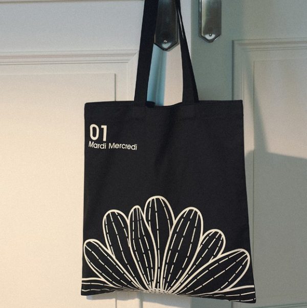 [Mardi Mercredi] Flower Canvas Bag (5 Color) *Limited Time Sale*
