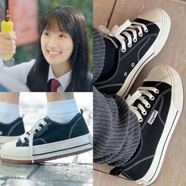 [Pose Ganch] Celebrity Pick Kdrama Lovely Runner Kim Hye Yoon, Mijoo, Shinee Key, Red Velvet Joy, Seventeen Seungkwan MUSUBI Sneaker (3 Color) *Limited Time Sale*