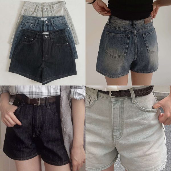 [Slowand] SLOWMADE Earl Grey Vintage Washing Denim Shorts (3 Color)  (Made in Korea) *SUMMER LIMITED* *NEW COLOR*