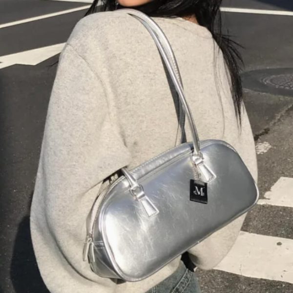 [Mucent] Aespa Ningning Pick Roma Crack Keyring Bowling Shoulder Bag (3 Color) *Limited Time Sale*