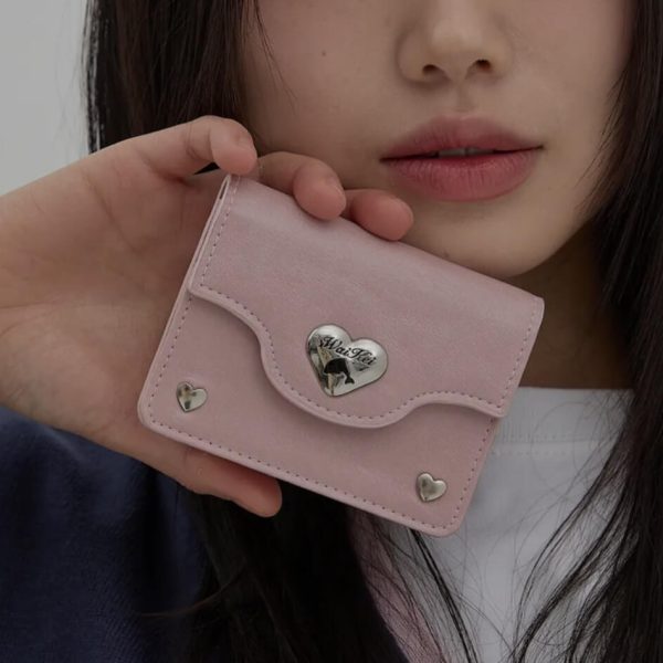 [Waikei] Dolphin Heart Card Wallet (5 Color) (Made in Korea) *25SS New* *Limited Time Sale*