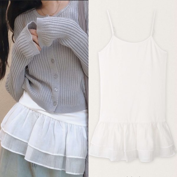 [Slowand] Double Layering Sleeveless One Piece (3 Color) *Season Limited*
