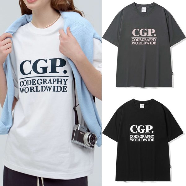 [Codegraphy] 25SS Square Logo T-Shirt (4 Color) *Limited Time Sale*