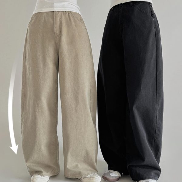 [Slowand] SLOWMADE Easy Wide Cool Summer Cotton Pants (2 Color) *Made in Korea* *Season Limited*