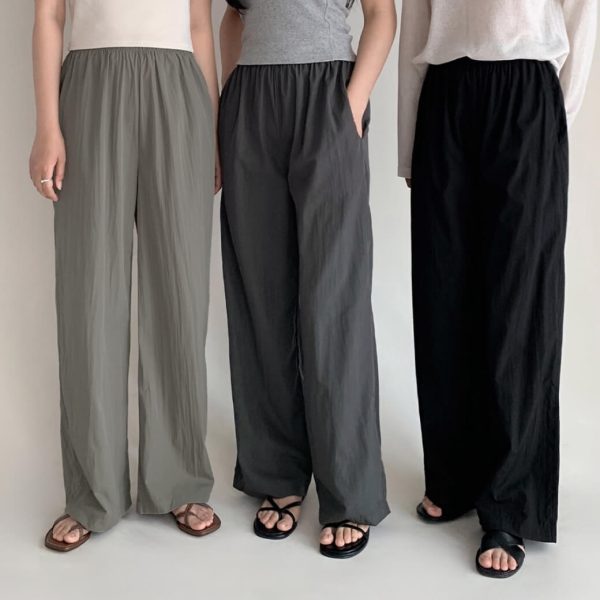 [Slowand] SLOWMADE Basic Cool Summer Washer Pants (6 Color) *Made in Korea* *Season Limited* *Special Price Project*