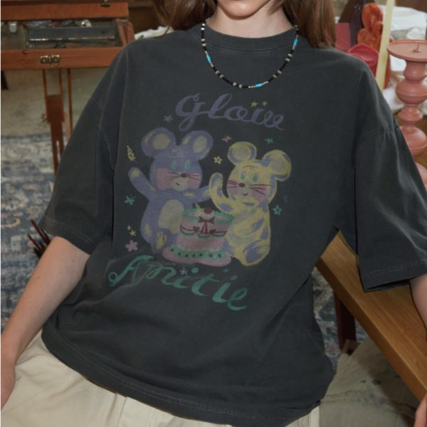 [CPGN] 25SS Glow Mumu Pigment T-Shirt (Smoky Black) *Season Limited*
