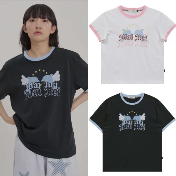 [Waikei] 25SS Angel Dolphin Half Sleeve T-Shirt (2 Color) *LIMITED*