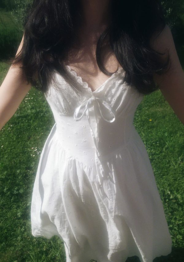 [Slowand] ONLYSLOW Lace Bustier Long One Piece (Ivory) *Season Limited*