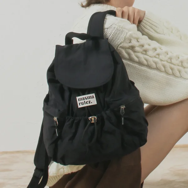 [Masmarulez] Mini Flap Backpack (Black) *BLACK FRIDAY SALE*