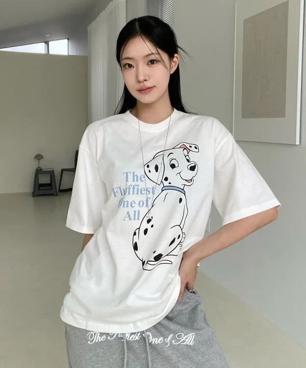 [Waikei] 25SS Baby Dalmatian Half Sleeve T-Shirt (2 Color) *Limited Time Sale*