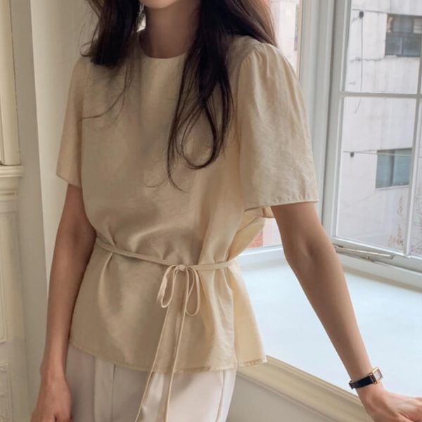 [Pureda] [MADE] Reniv Strape Blouse Summer Ver. (3 Color) *Season Limited*
