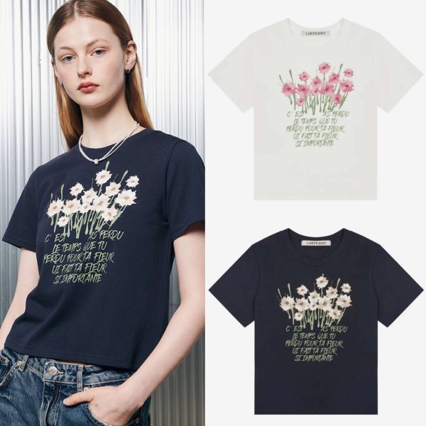 [Lartigent] L2 Grass Flower T-Shirt (2 Color) *Limited Time Sale*