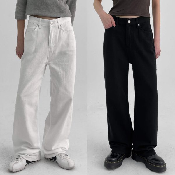 [BLACKUP KOREA SUMMER SALE END 6th JUNE] B-Denim Summer Cotton Wide 027 (2 Color)