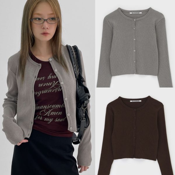 [BLACKUP KOREA SUMMER SALE END 6th JUNE] MADE Soft Golgi Knit Cardigan (2 Color)