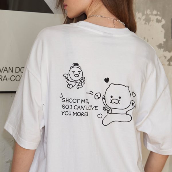 [CPGN x Kakao Friends] 25SS Cubic Choonsik Embroidered T-Shirt (2 Color) *Season Limited*