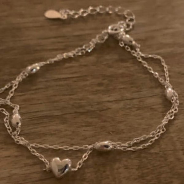 [Urbantout] Heart Point Bracelet (Silver 925) *Made in Korea*