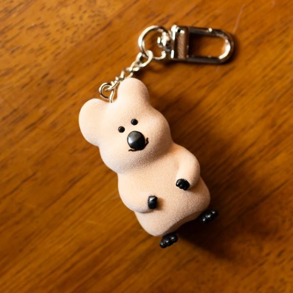 [Dinotaeng] Quokka Flocking Keychain *LIMITED*