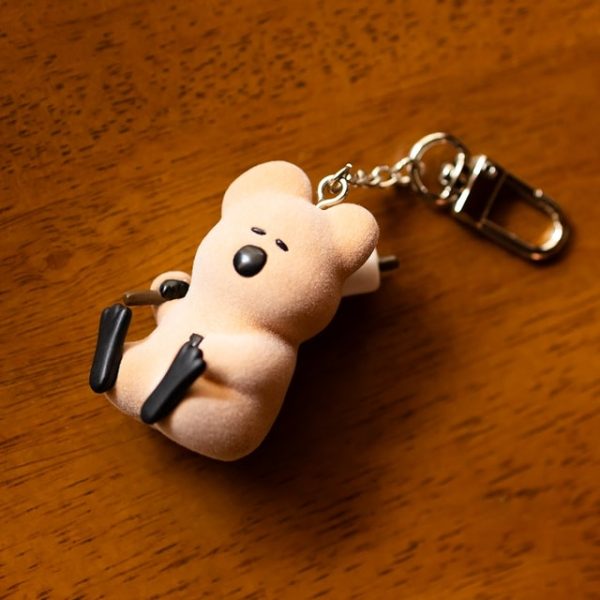 [Dinotaeng] Quokka & Marsh Flocking Keychain
