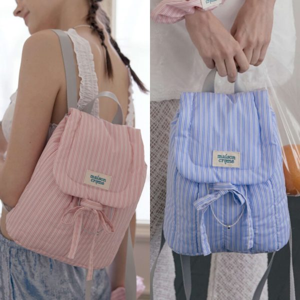 [Maison Creme] Aespa Winter, Red Velvet Irene,  NCT Wish Ryo Pick Pillow Backpack (2 Color) *LIMITED*