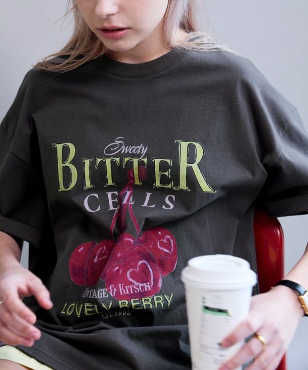 [Bittercells] Cherry Berry Tee (3 Color) *Limited Time Sale*