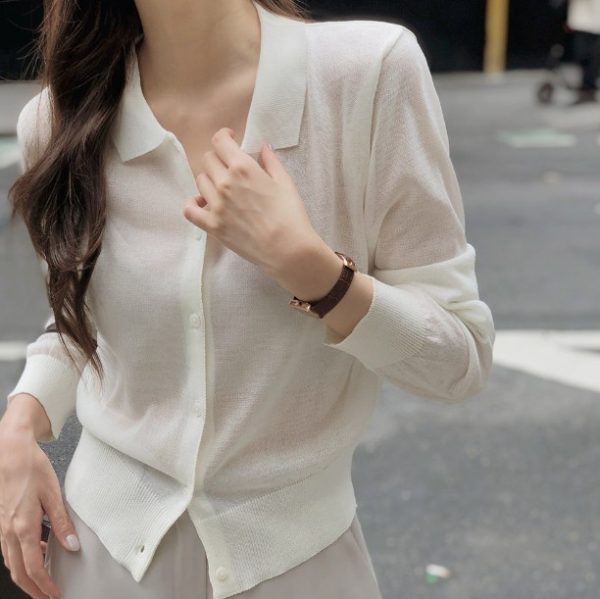[Slowand] SLOWMADE Cool Summer Modern Collar Cardigan (3 Color) *Summer Limited*