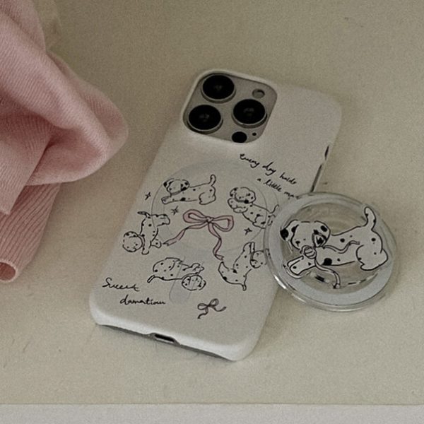 [Mademoment] Dalmatian Dream Magsafe Hard Phone Case (2 Color)