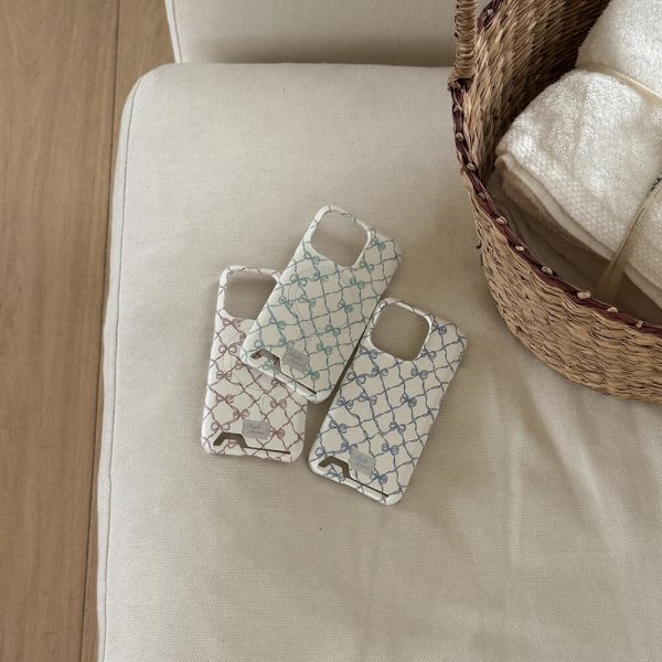 [Mademoment] Ribbon Whimsy Magsafe Card Pocket Case (3 Color)