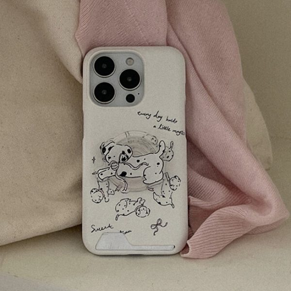 [Mademoment] Dalmatian Dream Magsafe Card Pocket Case (2 Color)