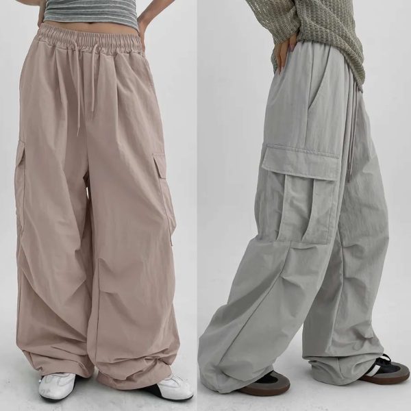 [Blackup] Unisex Chika Nylon Cargo Pants (5 Color) *Sells Over 10k pcs in Korea*